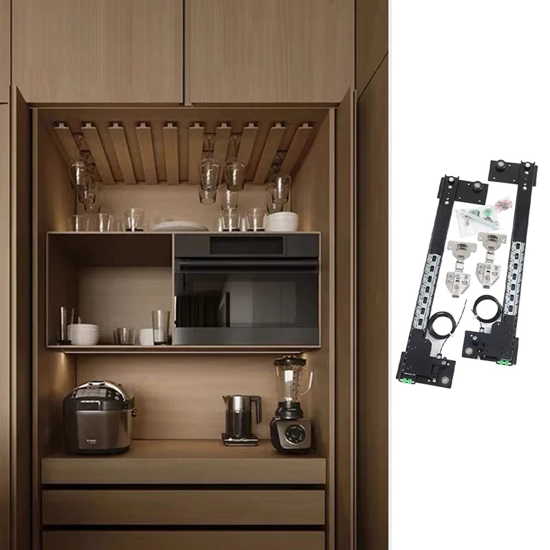 Cold Rolled Steel Pocket Door Sliding System Hinge Pocket Door Hardware for Living Room