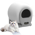 Large Inner Space Smart Automatic Cat Litter Box Self-Cleaning Deodorizing Cat Litter Box  Odor Control Plastic Toilet for Cats