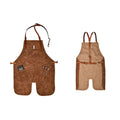 Oil Wax Sleeveless Bib Apron for Carpenter Painter Builder Tool Shop Waterproof NIU WEI LI A1047
