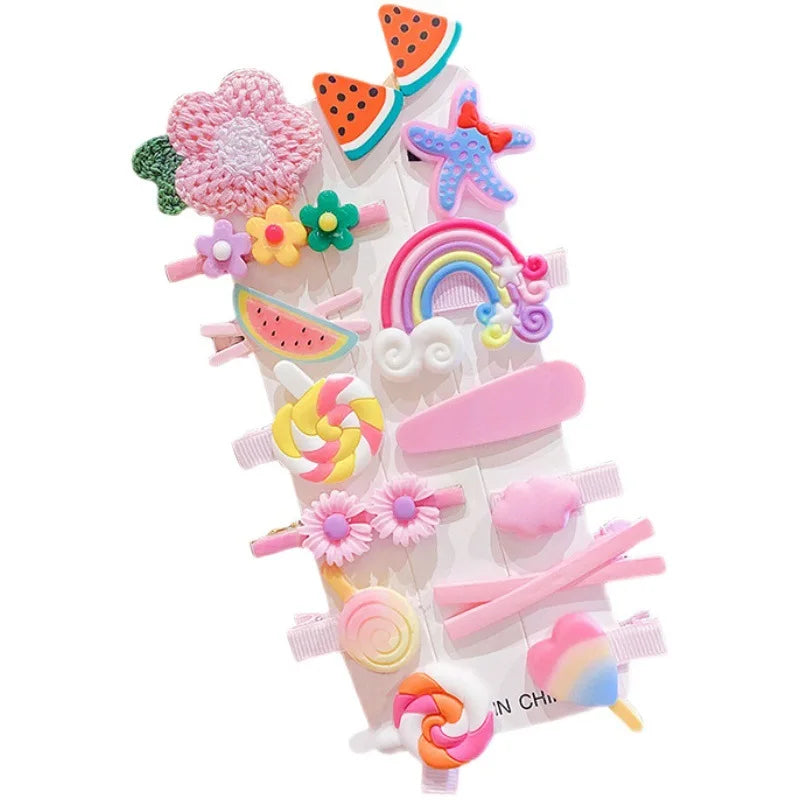 Cute Fruit Hair Accessories Colorful BB Clips Lovely Hair Clip for Kids