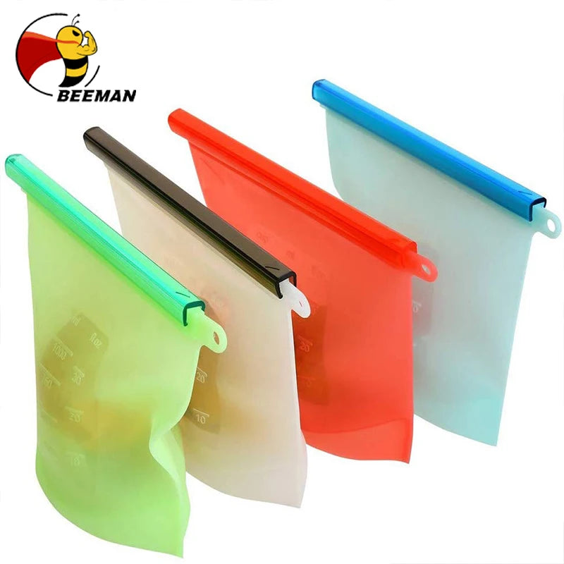 Beeman 20% Off Contact Us Reusable Silicone Food Storage Ziplock Bag