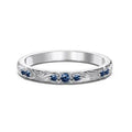 Dylam Blue Gemstone 5A Cubic Zircon Stackable 925 Sterling Silver Gold Plated Rings Jewelry Women 100