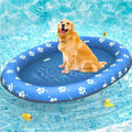 Inflatable Pet Dog Floating Row Beach Toy for Dog Cat Swimming Tool Foldable Swimming Pool Floating Row Bed Water Toy for Dogs