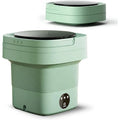 Portable Pet Cloth Washing Machine Mini Foldable Washer and Spin Dryer Small Washing Machine Home or Travel Laundry Used