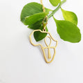 Ankh Pendant Joyeria Fina Stainless Steel De China Bijoux Plaqu or Africain Ankh Gold Plated Jewelry Africa Map Necklace