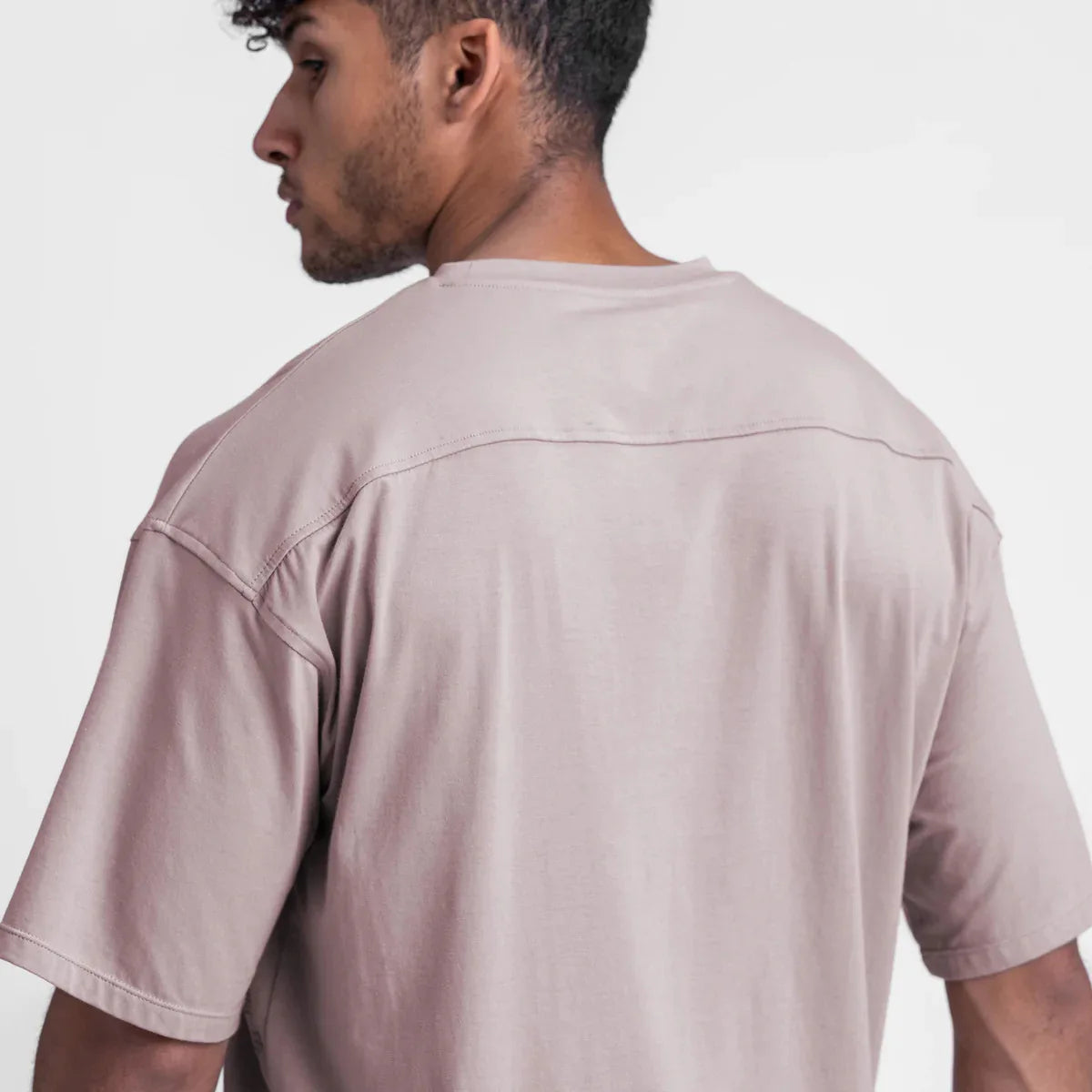 Summer Oversized Mens Cotton Half Sleeve Crew Neck Tee Shirt