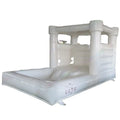 4x2.5m White Toddler Bounce House With Ball Pool Mini Inflatable Bounce Castle for Rental