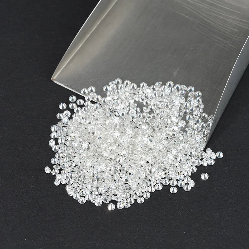 Starsgem Wholesale Loose DEF VVS1 Round Brilliant Cut 1.0mm 2.0mm 3.0mm Bag Package Moissanite