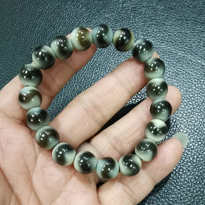 10MM Old Dzi Tiger Teeth Dzi Beaded Bracelets