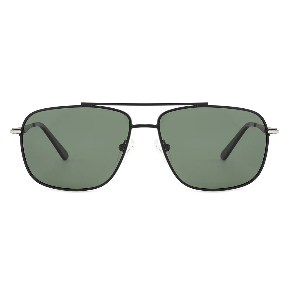 VIFF GLT9009 Polarized Sun Glasses Vintage Stainless Steel Driving Sunglasses for Men