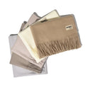 White Twill Luxury for Women Polyester Shawl Warm Yiwu Fashion Plain Scarf Winter
