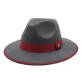 Autumn and Winter Top Hat British Style Jazz Brim Hat Fedoras Jazz Hat
