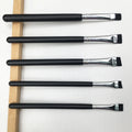 Private Label Synthetic Hair Multi-function Angled Eye Brow Brush Eyeliner Brush for Eye Makeup Application