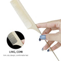 Professional Salon Hair Styling Anti-Static Heat Resistant Plastic Wide Tooth Comb for Men Women