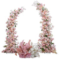 Colorful Wedding Silk Artificial Roses New Style Flower Row for Arch Arrangements for Mother's Day Christmas & Back to School