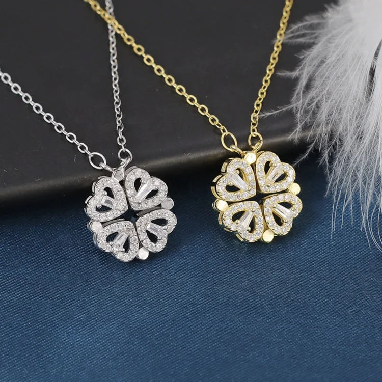 Trendy Luxury Diamond Heart Moissanite 925 Sterling Silver Fine Pendants Jewelry Necklaces Chain for Women New Arrival Wholesale
