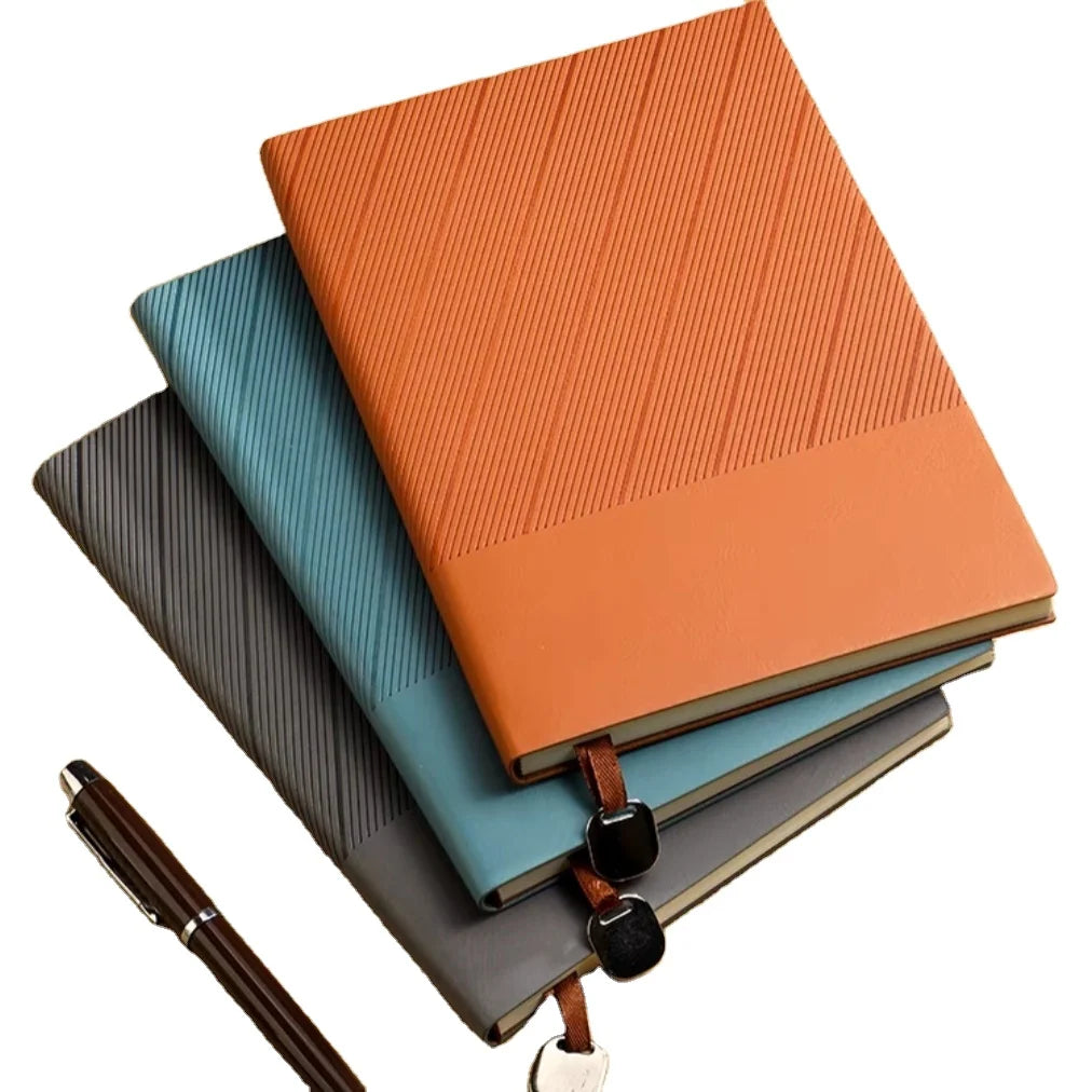 Manufacturer A5 Softcover Pu Leather Note Book Journal Business Office Softcover A5 Notebook With Custom Printing