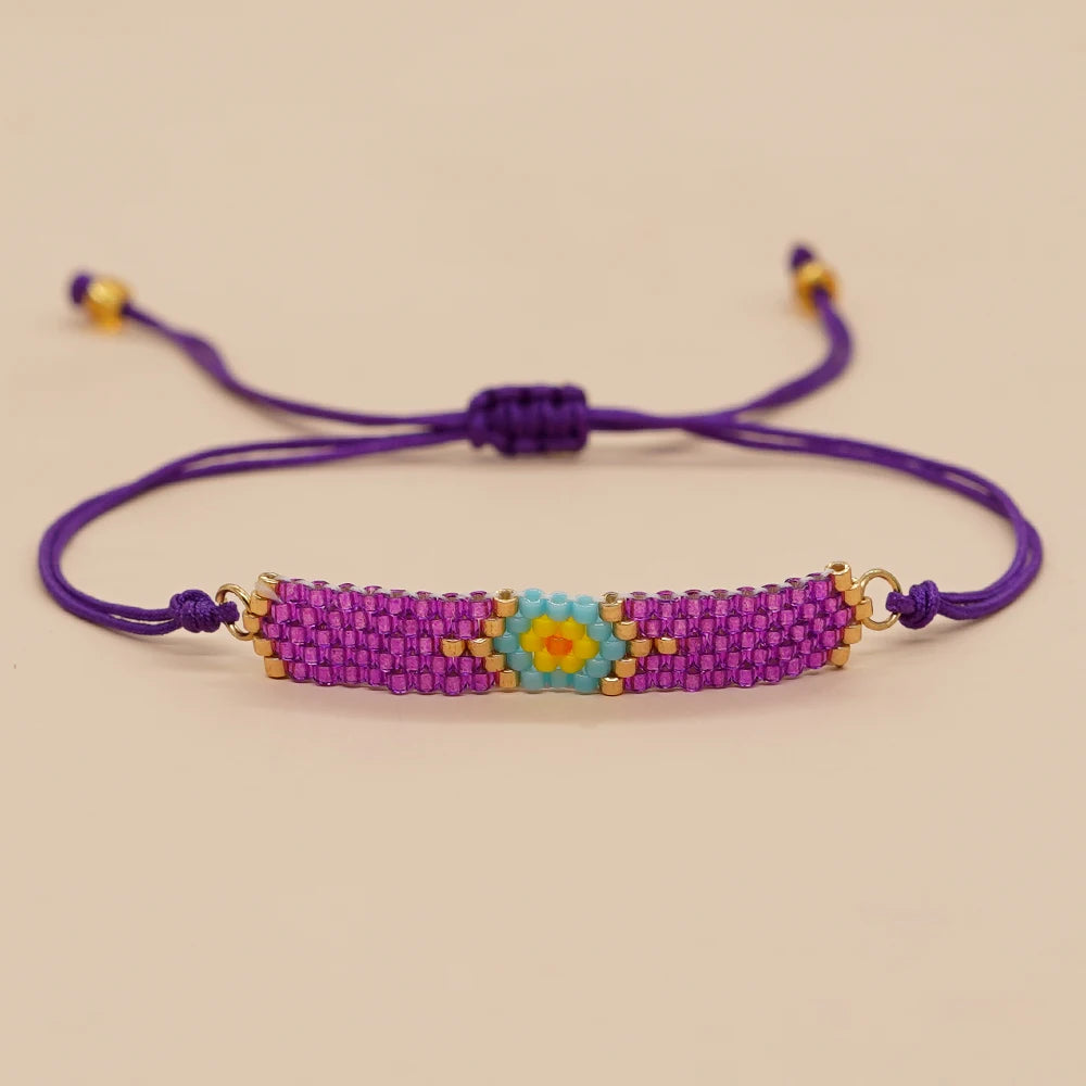 Go2boho Evil Eyes Bracelet Miyuki Beads Bracelets for Women Boho Friendship Jewelry Handmade Woven Weaving 2023 New in