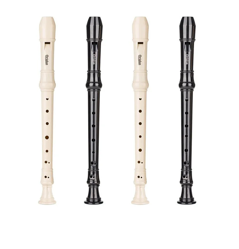 German Baroque Style Soprano Recorder 8-Hole Flute ABS Resin Detachable Musical Instrument Accessory