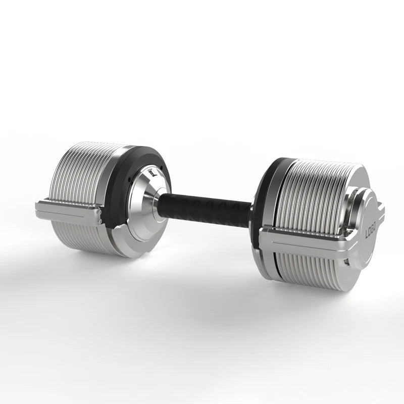 Adjustable 32kg Commercial Steel Dumbbells 1kg Increment Electroplating Dumbbell Set GOCHA GC-116