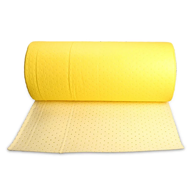 Oilspillpro High Absorb Heavy Weight Chemical Absorbent Roll CHA-R0350 for Lab Liquid Leaking Spill Control Environmental
