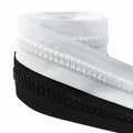Meetee AP322 10# 1-6m Sewing Zipper Accessories Clothing Coat Outdoor Tent Zip Puller O-Type Double Closed Tail Resin Zippers