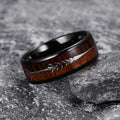 Wholesale Custom Tungsten Jewelry for Women Men Wedding Ring Tungsten Ring with Wood Inlay Fashion Ring Tungsten Wooden Rings