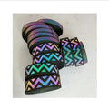 Manufacture Custom logo Printed High Visible Black Reflective High Elastic Nylon Strap Bands Webbing Tape for Clothes Underwear