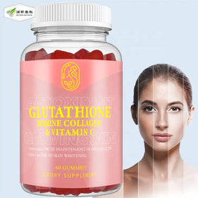 Best Glow ET Vitamine C Skin Whitening Marine Collagen Supplements L-glutathione Gummies for Skin