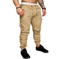 New Cargo Multi-pocket Pants Men's Woven Fabric Casual Pants Corset Pants