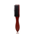 High Quality Barber Cleaning Soft Wave Hair Brush Wooden 100% Boar Bristle Beard Brush