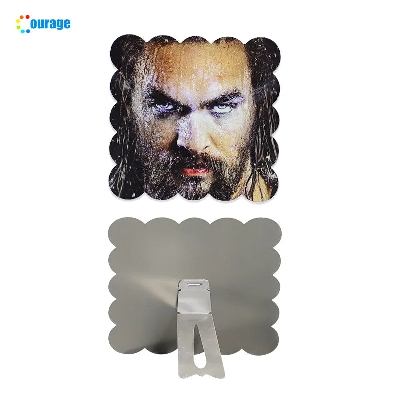 LBH-026 Alloy Aluminum White Sheets Sublimation Picture Photo Frame Blank