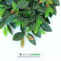 50*50cm Artificial Grass Wall SKYJADE SKZ50-Kui Red Leaves Artificial Grass Fence for Decoration Artificial Grass Wall Panels