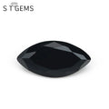 3A Quality 3.5*7mm Machine Cut Loose Gemstone CZ Marquise Black Cutting Cubic Zirconia