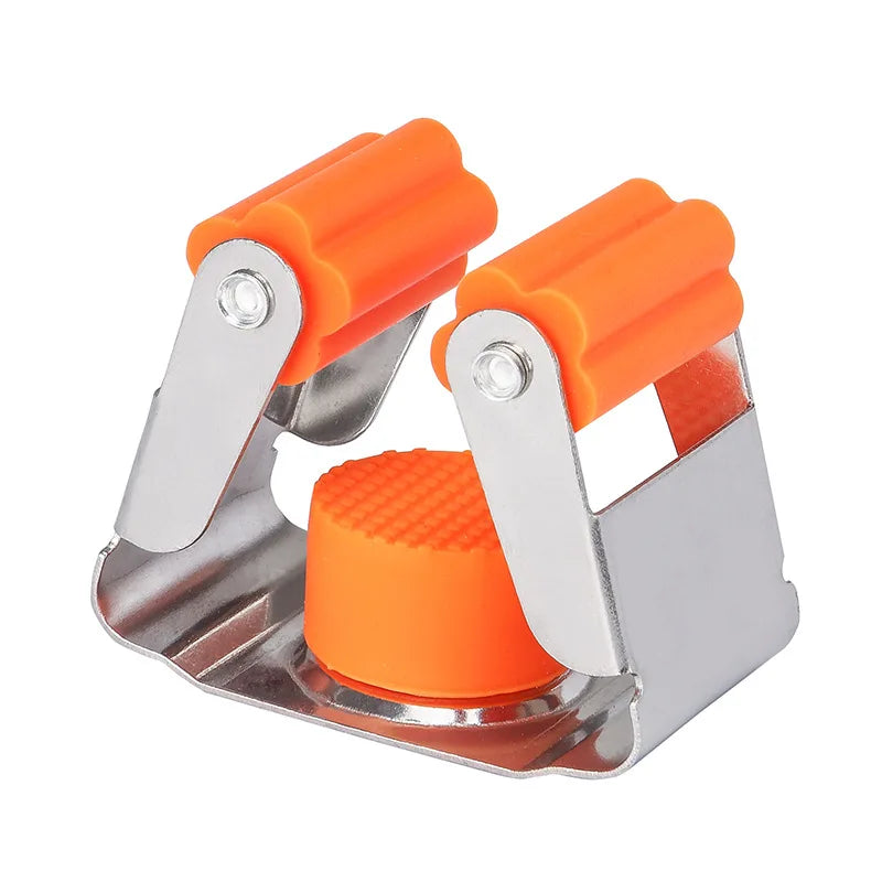 New Style Wall Mounted Stainless Steel 304 Orange Broom Holder Accessories of China