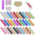 Multicolor Laser Foil Paper for DIY Leather Garment Bag Card Box-Hot Stamping Foil PET Material for Transfer Printing