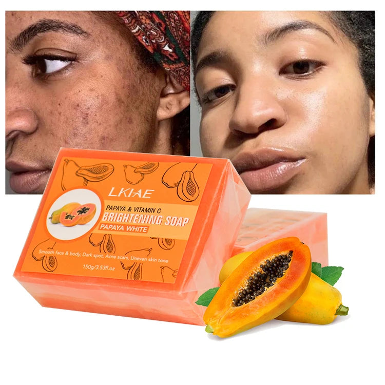 Whitening Soap Manufacturer Private Label 100% Natural Organic Face Body Goat Milk Kojic Acid Papaya Soap