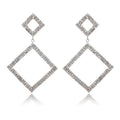Daily Accessories Simple Irregular Earrings Temperament Jewelry Anti-allergic Silver/Gold Trendy Glossy Earring for Women