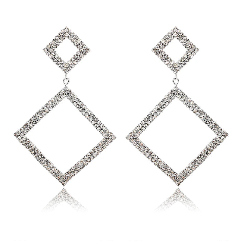 Daily Accessories Simple Irregular Earrings Temperament Jewelry Anti-allergic Silver/Gold Trendy Glossy Earring for Women