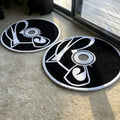 Miracle Rugs Plush Extra Thick Modern Hand Tufted Custom Logo Die Cut Shape Acrylic Wool Area Rug for Living Room MegaBDM