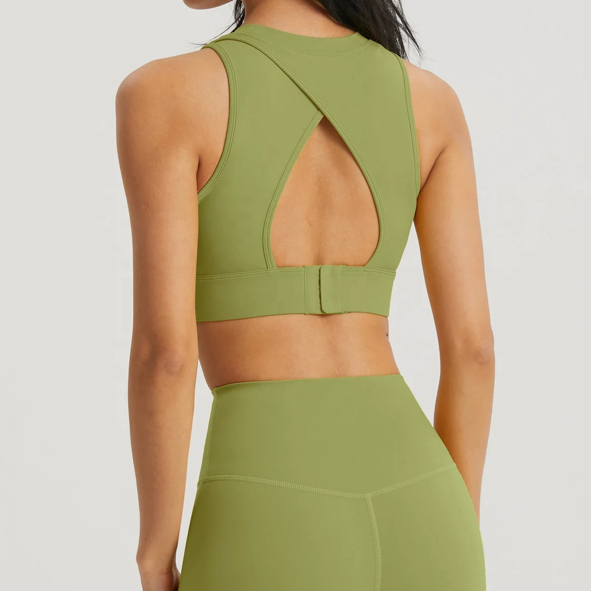 Custom Quick Dry Breathable Backless Plus Size Yoga Set for Women Gym Custom Logo