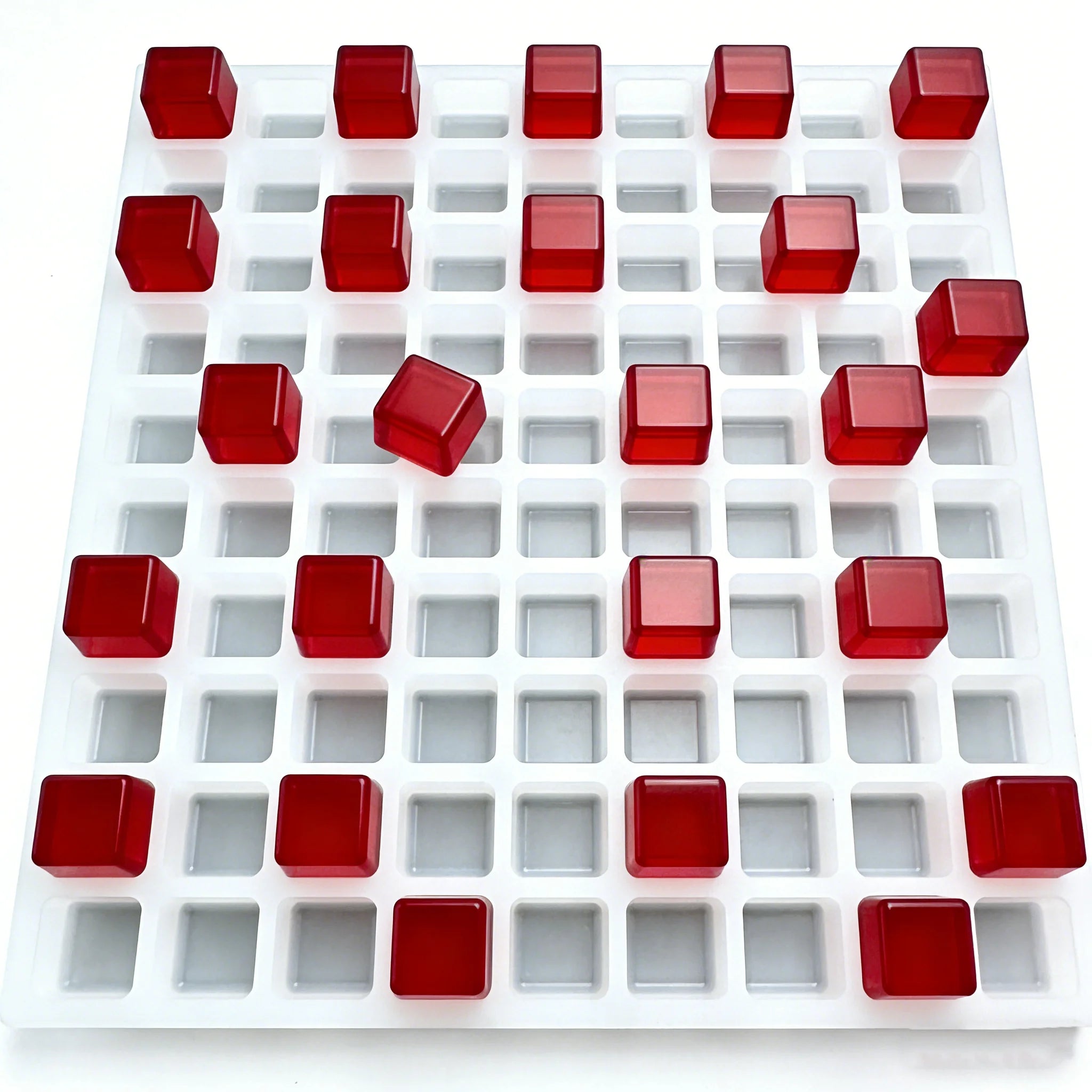 5ml 625-Cavity Square Mini Silicone Candy Ice & Chocolate Molds Non-Stick Reusable Eco-Friendly Easy Demoulding