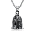 Fashion Men Charm Jewelry 316L Stainless Steel Feathered Wings Angel Cross Pendant Necklace
