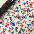 Butterfly Design Plastic Colorful Printed TPU  Polyurethane Film for Table Cloth/Mat/Garment/Raincoat/Handbag