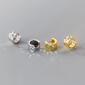 Fashion Jewelry 925 Silver Earrings Unisex Jewelry 18K Gold Plated 925 Sterling Silver Wide Face Hoop Earrings Wholesale
