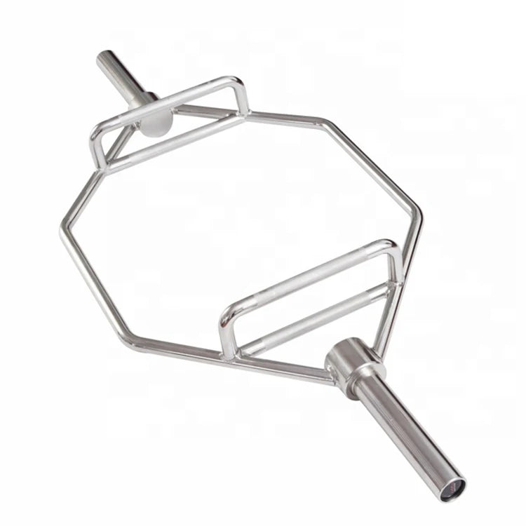 High Strength Steel Body Solid Weight Lifting Training Hex Trap Bar Fitness Squat Barbell for Shrug Training