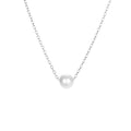 Minimalist Style Design Manufacturer Supply Round Ball Pearl Gold Plated Stainless Steel Choker Necklace for Women
