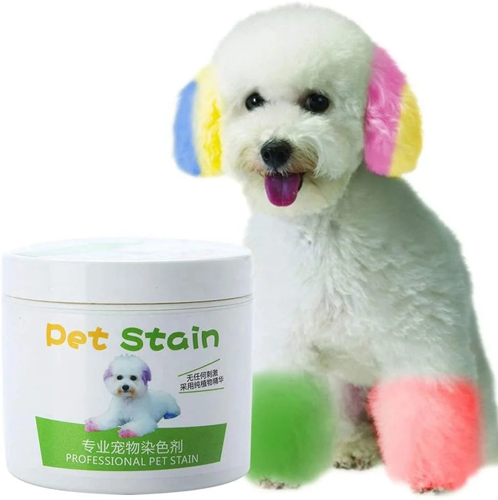 100ml Professional Pet Dog Cat Hair Color Dye Anti Allergic Hair Dye for Dogs