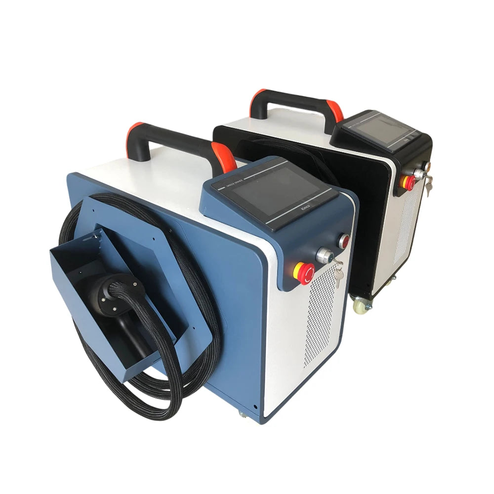 Mini 300W 500W Handheld Air Cooled Pulse Fiber Laser Cleaner for Wood Stone & Metal Rust Removal