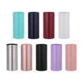 4 in 1 Sublimation Double Walled Stainless Steel Insulated Vacuum Beverage Holder Can Cooler for 12oz Cans Cups